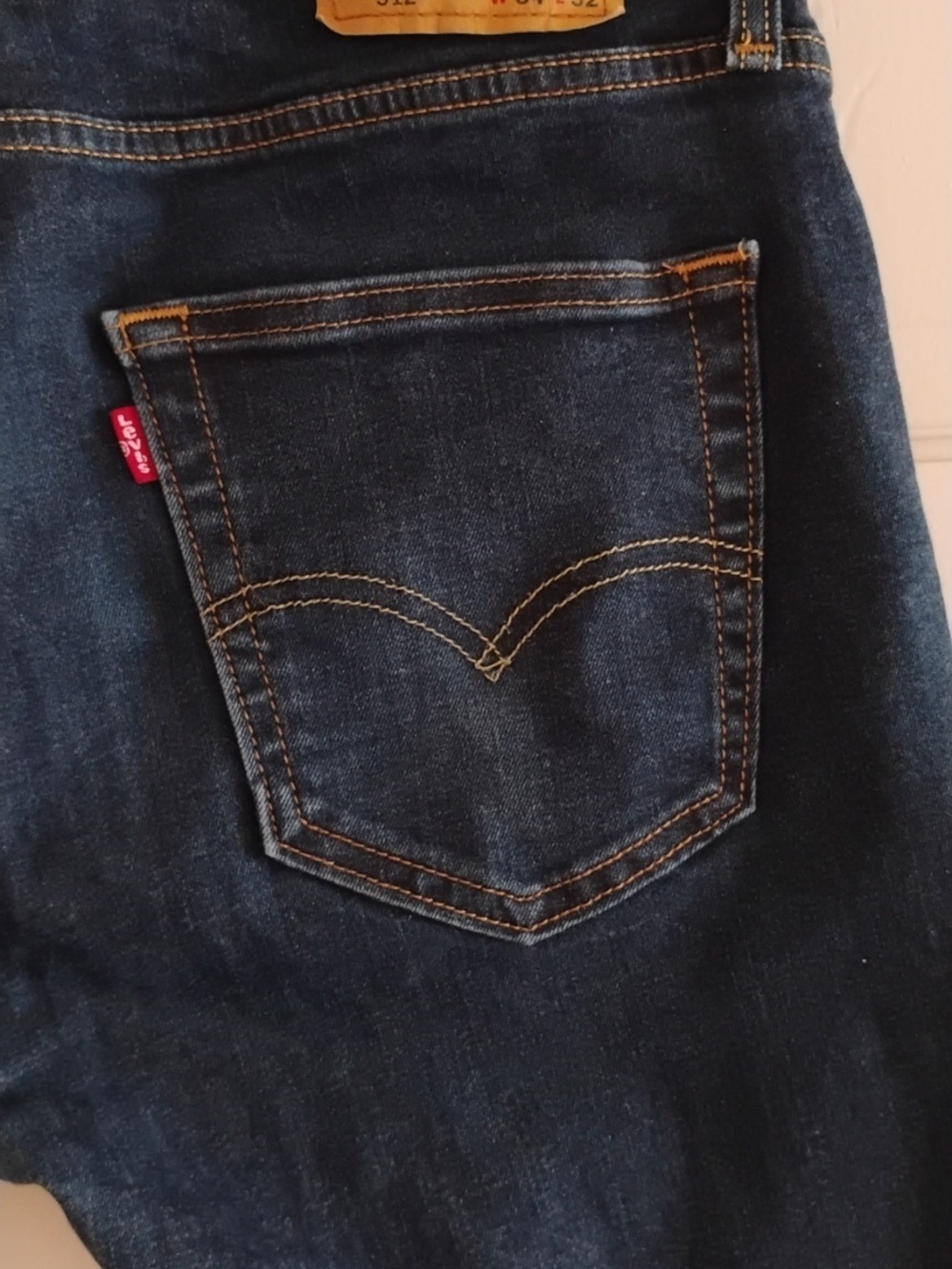Levi Strauss & Co 512 Slim Fit Mens Jeans Sz 34x32